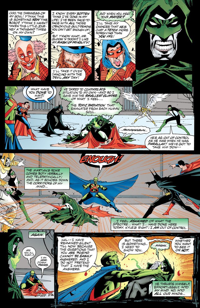  Martian Manhunter từng tiến sâu vào trí não của Spectre (JLA #35) 