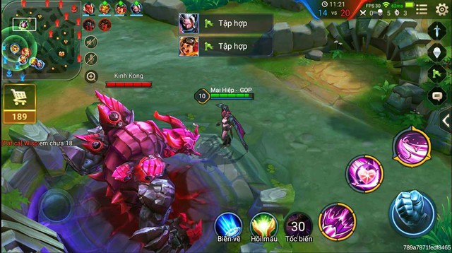  Kinh Kong, con boss mạnh nhất game giờ có tạo hình khiến game thủ liên tưởng ngay tới Baron trong Liên Minh Huyền Thoại. 