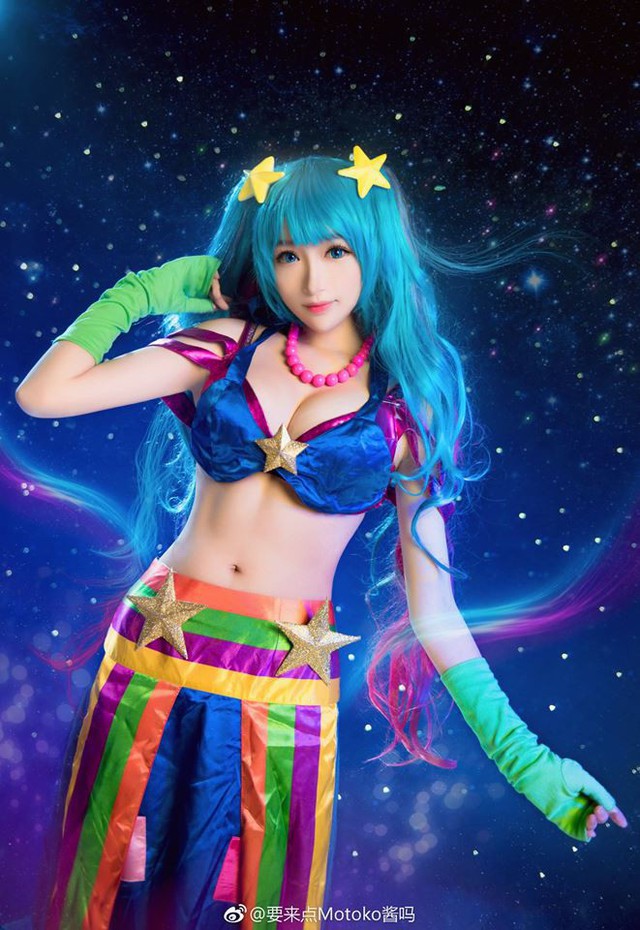 Tuyệt vời cosplay Sona Giả Lập cực dễ thương trong Liên Minh Huyền Thoại