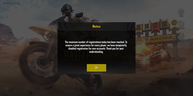 PUBG Mobile Lite từ chối người chơi mới vì đã đạt giới hạn đăng ký - Ảnh 2.