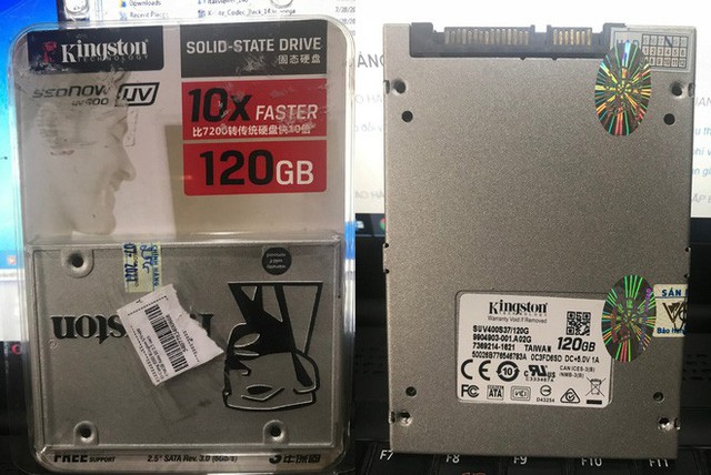 SSD Kingston nhái bày bán tràn lan trên thị trường với nhiều thủ đoạn tinh vi - Ảnh 4.