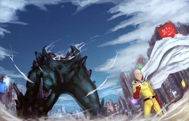 Bộ fanart cực chất khoe trọn sức mạnh của thánh Phồng Saitama trong One Punch Man - Ảnh 8.