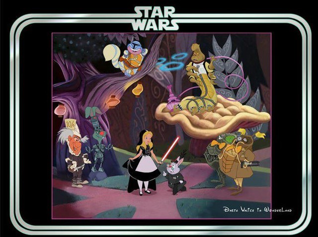 Khi các nhân vật của nhà Chuột rủ nhau tới vũ trụ Star Wars náo loạn - Ảnh 2.