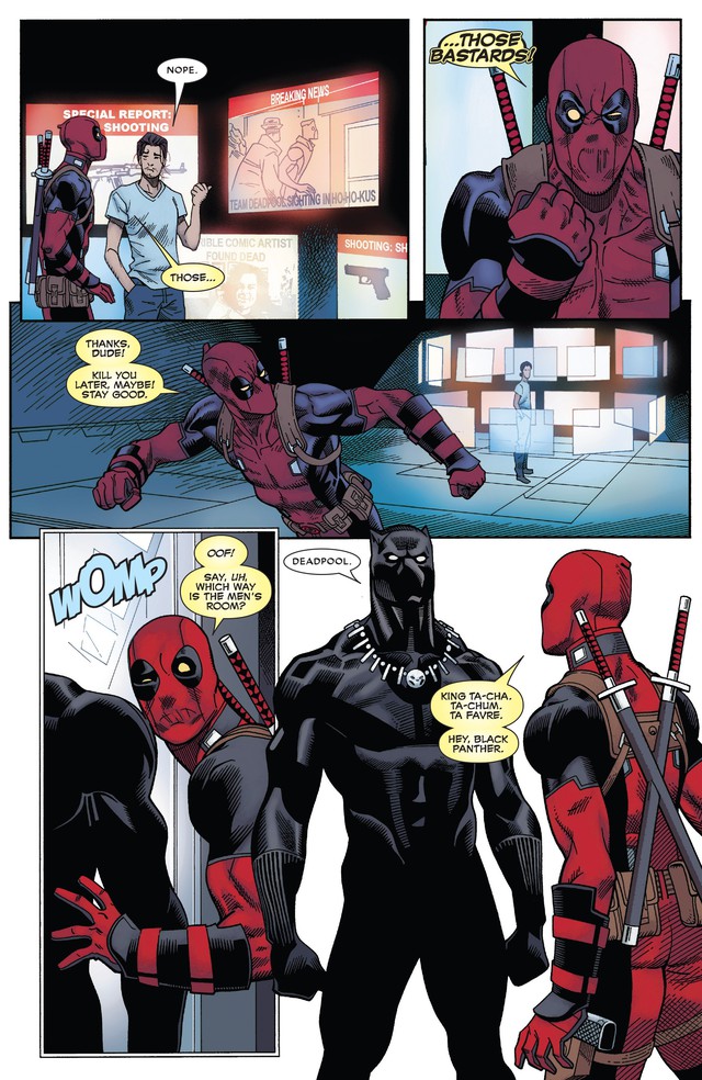 Comics Trivia: Sẽ thế nào nếu chàng bựa Deadpool chiến nhau với Báo Đen Black Panther? - Ảnh 5.