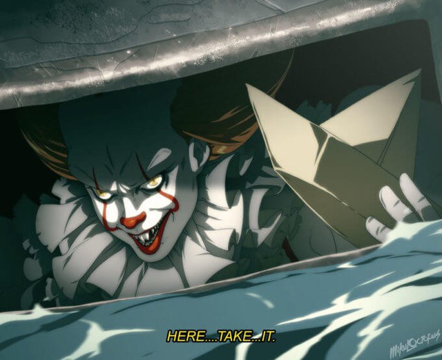 Gã hề Pennywise ma quái của IT trong bộ ảnh fanart đáng sợ không kém phiên bản điện ảnh - Ảnh 1.