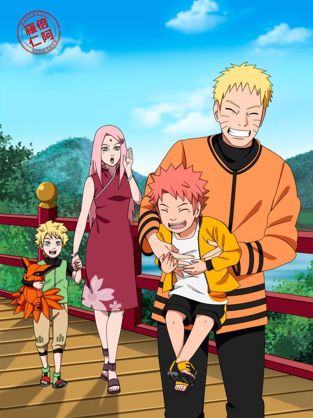 Vui là chính: Nếu Naruto và Sakura về chung một nhà thì con cái họ trông sẽ thế nào? - Ảnh 17.