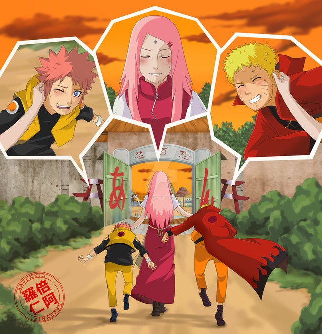 Vui là chính: Nếu Naruto và Sakura về chung một nhà thì con cái họ trông sẽ thế nào? - Ảnh 16.
