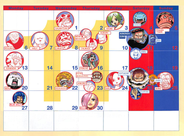 Tất tần tật ngày sinh của các nhân vật trong One Piece được sắp xếp theo tên từ A đến Z - Ảnh 29.