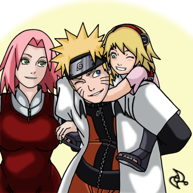 Vui là chính: Nếu Naruto và Sakura về chung một nhà thì con cái họ trông sẽ thế nào? - Ảnh 3.