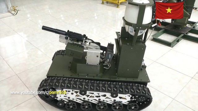 Cận cảnh robot chiến đấu tự hành Made in Việt Nam: không sợ thời tiết khắc nghiệt, tự động sử dụng vũ khí tiêu diệt mục tiêu - Ảnh 5.