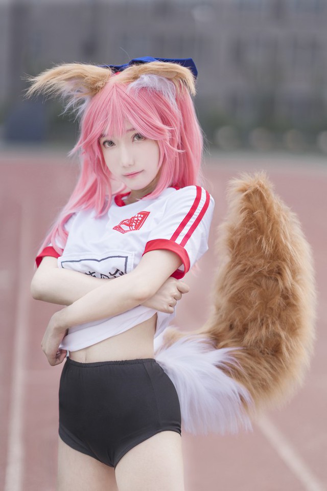 Cosplay Tamamo-no-Mae cực dễ thương, tan chảy trái tim game thủ - Ảnh 4.