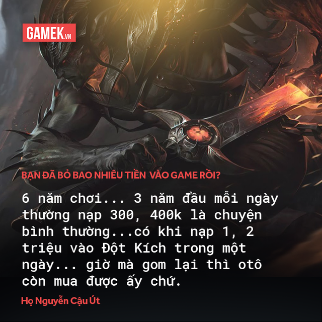 Trả lời thật thà xem, bạn đã nạp bao nhiêu tiền vào game từ bé đến giờ? - Ảnh 4.