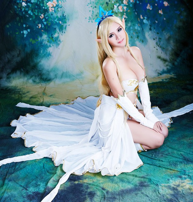 Cosplay Janna ngực khủng đốn tim fan Liên Minh Huyền Thoại - Ảnh 3.