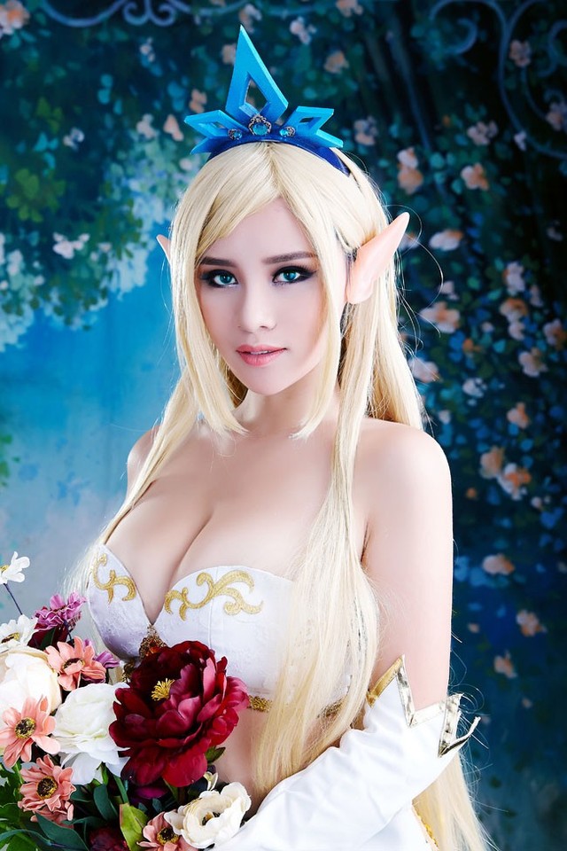 Cosplay Janna ngực khủng đốn tim fan Liên Minh Huyền Thoại - Ảnh 4.