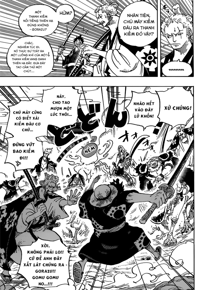 One Piece Chapter 913: Cuộc đụng độ của ba Siêu tân tinh thuộc thế hệ tồi tệ nhất ở vương quốc Wano - Ảnh 3.