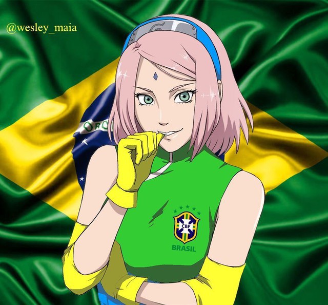 Fan anime tại Brazil đã nhuộm màu cho nhân vật anime để cổ vũ đội tuyển quốc gia, fan Việt Nam sao không làm thế nhỉ? - Ảnh 6.