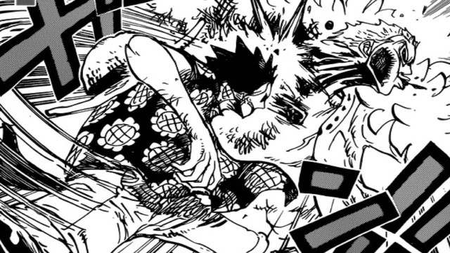Luffy và Zoro cho Doflamingo “ăn hành” sấp mặt trong Manga Siêu Quậy - Ảnh 2.