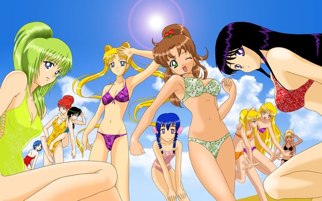 Sailor moon: Những chiến binh thủy thủ mặt trăng đốt mắt người xem qua bộ bikini nóng bỏng - Ảnh 5.