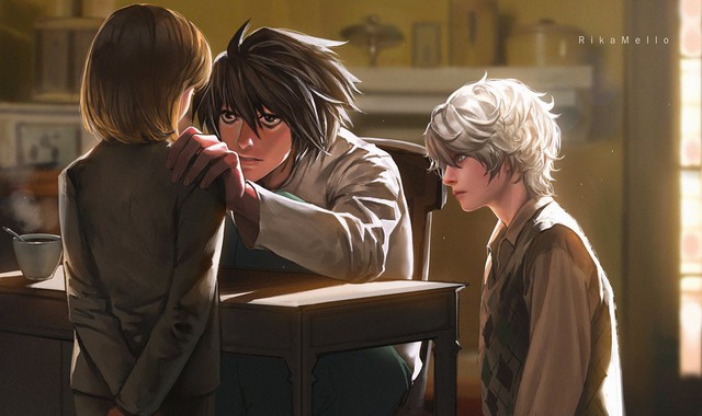 Mãn nhãn khi chiêm ngưỡng bộ fanart tuyệt đẹp lấy cảm hứng từ các nhân vật trong series Death Note - Ảnh 8.