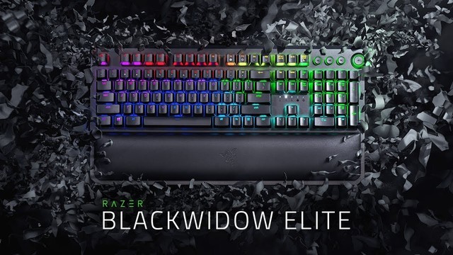 Razer làm núm vặn trên bàn phím cơ gaming BlackWidow Elite mới, trông khá ngầu - Ảnh 1.