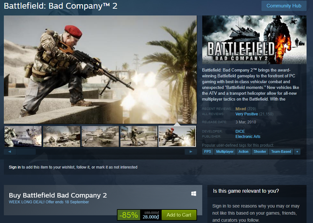 Siêu phẩm game bắn súng Battlefield Bad Company 2 đang giảm giá giật mình, chỉ còn 28.000đ - Ảnh 1.