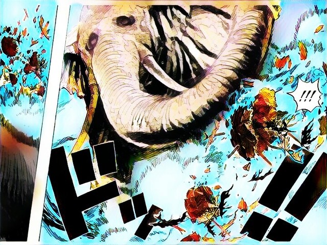 Spoiler One Piece 917: Nhân mã gợi cảm xuất hiện - Luffy một đấm hạ gục tướng quân mặt người bụng sư tử của Kaido - Ảnh 3.