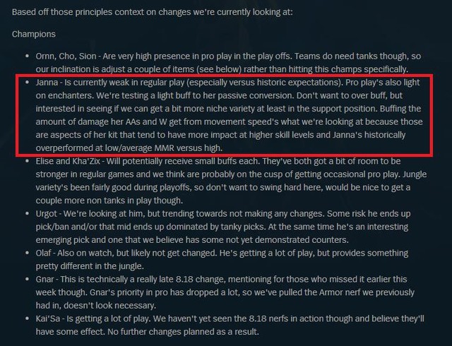 Janna mới thật sự là “con đẻ” của Riot – được xem xét đặc cách tăng sức mạnh chỉ vì sợ không được chơi trong CKTG 2018 - Ảnh 1.