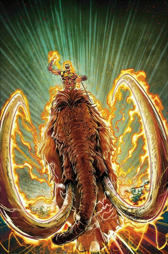 Comics Trivia: Nguồn gốc Ghost Rider đầu tiên của vũ trụ - Không phải đi xe máy, anh chàng này cưỡi hẳn voi ma mút siêu ngầu - Ảnh 1.