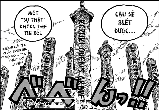 One Piece 918: Giả thuyết về những ngôi mộ bí ẩn và Vong hồn của Wano Quốc - Ảnh 1.