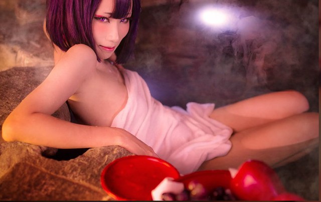 Nữ thần Cosplay Trung Quốc Hane Ame hở bạo với bộ ảnh yêu nữ Shuten Douji - Ảnh 12.