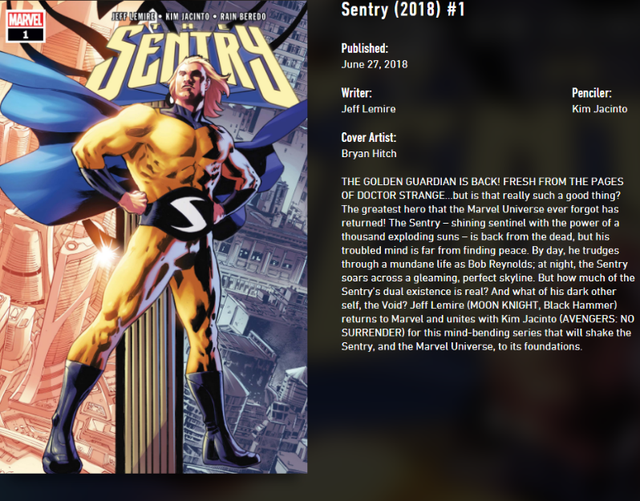 Comics Trivia: Lý giải nguồn gốc sức mạnh của Sentry, siêu anh hùng mạnh mẽ thuộc hàng bậc nhất trong thế giới Marvel - Ảnh 1.