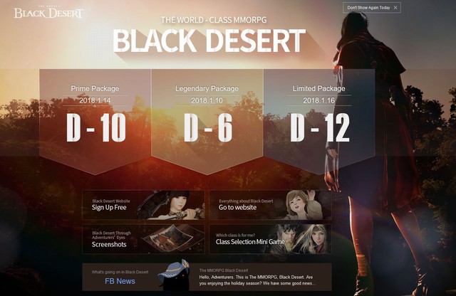 HOT: Game tuyệt đẹp Black Desert Online ấn định ra mắt server SEA ngay ngày 17/1