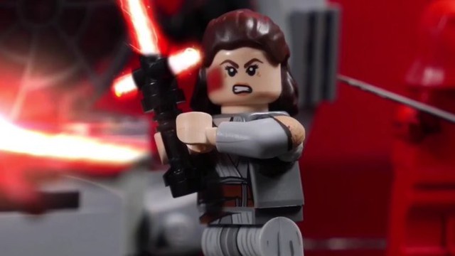 Cùng chiêm ngưỡng cảnh quay nổi tiêng trong Star Wars: The Last Jedi được tái hiện bằng Lego