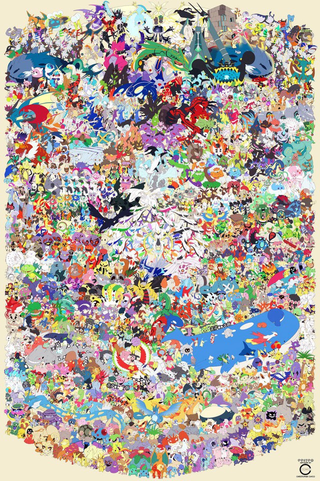  Bức tranh tổng thể về rừng Pokemon của Christopher 