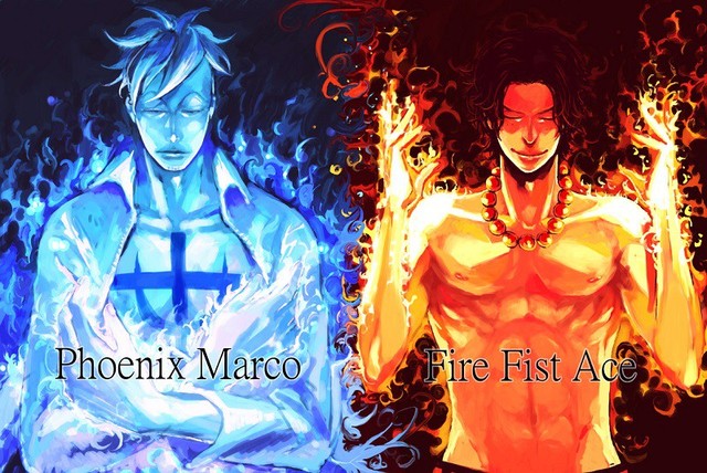 One Piece: Sự khác biệt giữa ngọn lửa xanh của Phượng Hoàng Marco và ngọn lửa đỏ của Hỏa Quyền Ace - Ảnh 3.