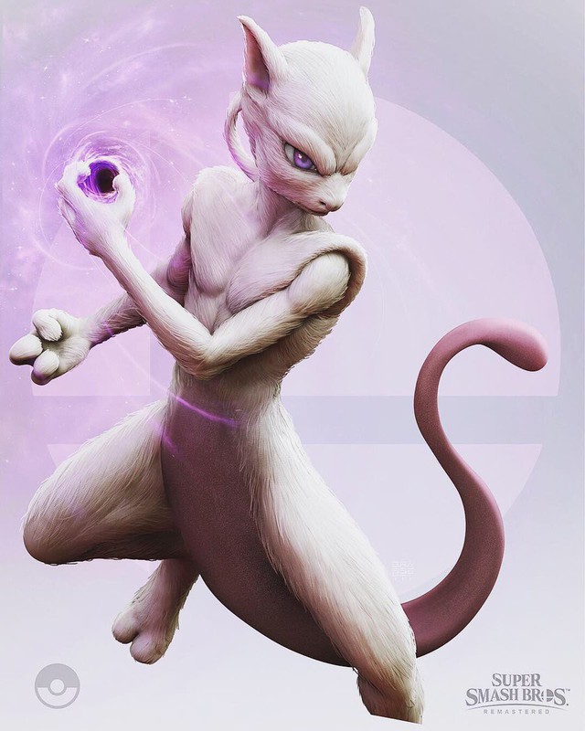 Bất ngờ với hình ảnh Pikachu, Mewtwo hay Bowser mang phong cách God of War - Ảnh 6.