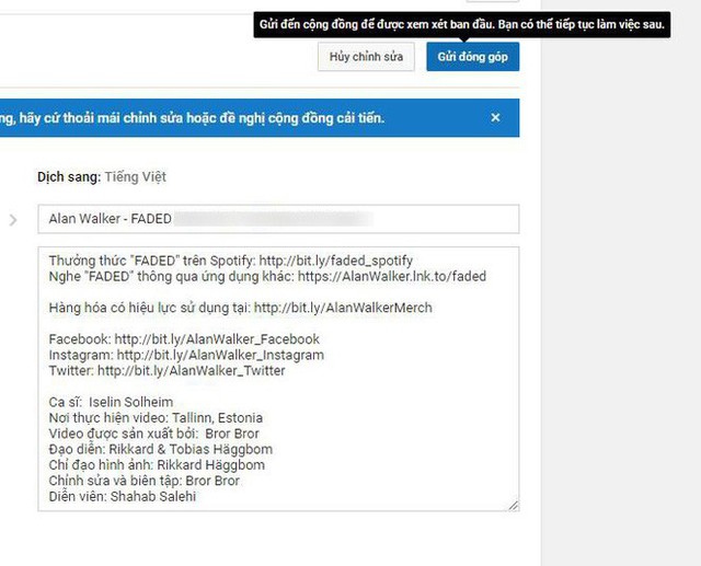 MV Faded và Alone của Alan Walker bị hacker Việt đổi tên để quảng cáo cho kênh YouTube cá nhân - Ảnh 2.