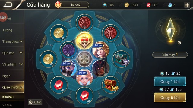 Liên Quân Mobile: Garena sẽ mất 1 tướng và 3 skin nếu làm mới Vòng quay Kho Báu - Ảnh 2.