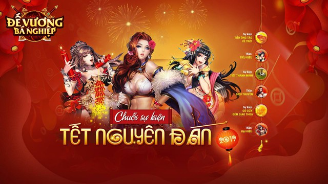 Đế Vương Bá Nghiệp ra mắt chuỗi event đón Tết Nguyên Đán cùng 3 nữ thần “hàng khủng” - Ảnh 1.