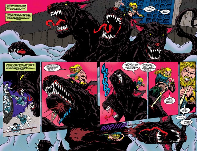 Trong vũ trụ DC, Cerberus - chó 3 đầu canh cửa Địa Ngục là con quái vật như thế nào? - Ảnh 8.