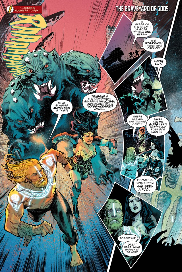 Trong vũ trụ DC, Cerberus - chó 3 đầu canh cửa Địa Ngục là con quái vật như thế nào? - Ảnh 9.