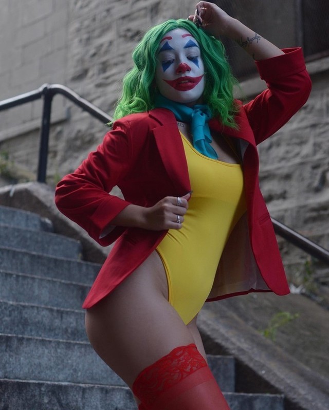 Không thể rời mắt khi ngắm loạt ảnh cosplay gã hề Joker chuyển giới cực sexy - Ảnh 4.