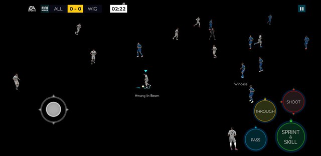 FIFA 20 Mobile mắc lỗi hình ảnh, sân bóng tối đen như “tiền đồ chị Dậu” - Ảnh 1.
