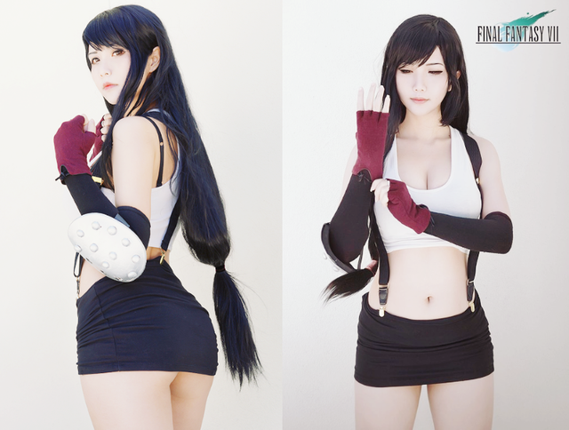 Ngột thở với cosplay Tifa siêu nóng bỏng của thiên thần gốc Việt - Ảnh 2.