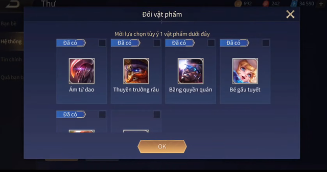Liên Quân Mobile: Chi 1,1 triệu đồng cho Murad Siêu Việt 2.0, game thủ nhận thêm 4 skin và 1 tướng - Ảnh 7. Liên Quân Mobile: Chi 1,1 triệu đồng cho Murad Siêu Việt 2.0, game thủ nhận thêm 4 skin và 1 tướng - Ảnh 7.