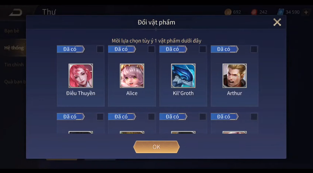 Liên Quân Mobile: Chi 1,1 triệu đồng cho Murad Siêu Việt 2.0, game thủ nhận thêm 4 skin và 1 tướng - Ảnh 6. Liên Quân Mobile: Chi 1,1 triệu đồng cho Murad Siêu Việt 2.0, game thủ nhận thêm 4 skin và 1 tướng - Ảnh 6.