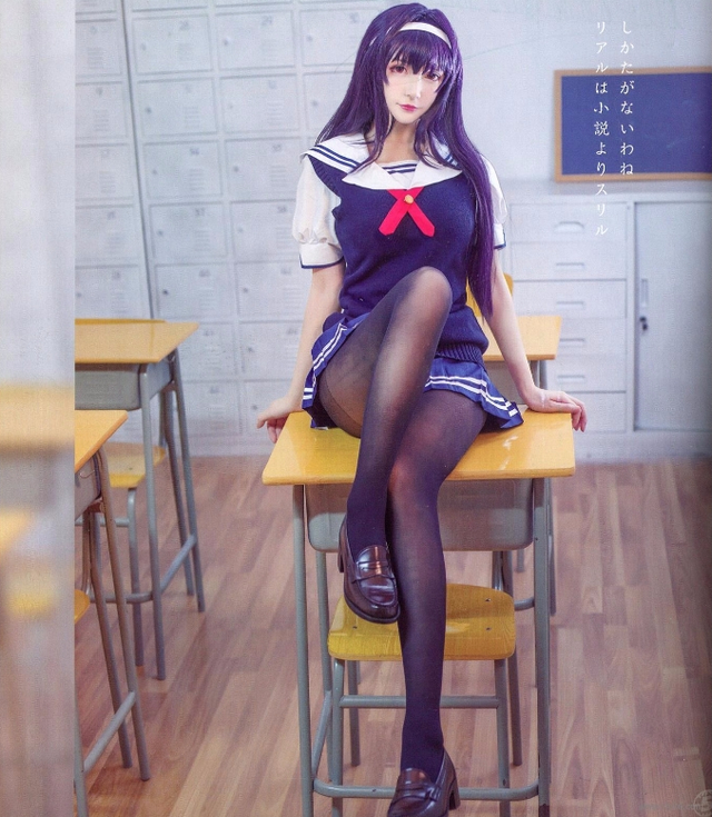 Chảy máu mũi với loạt ảnh cosplay cô nàng Kasumigaoka Utaha khoe vòng 1 nở nang - Ảnh 8.