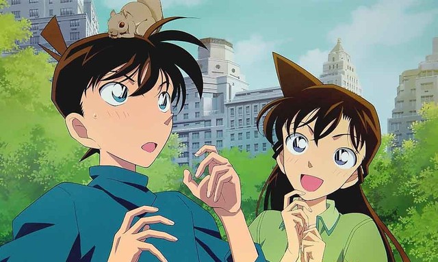 Thám tử Conan: Ngoài Ran Mori ra, Shinichi Kudo còn có một cô bạn gái khác? - Ảnh 1.