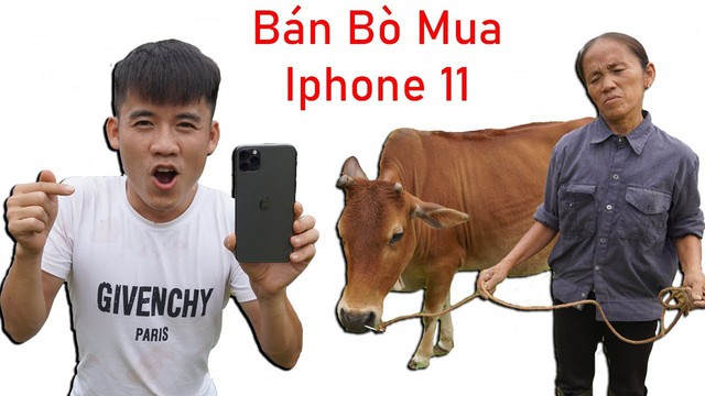 Con trai bà Tân Vlog troll mẹ một vố siêu to khổng lồ, bán bò lấy 40 triệu mua iPhone 11 Max Pro khiến bà phẫn nộ - Ảnh 3.