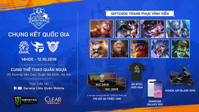 LQM: Chính thức mở bán vé vòng chung kết Đấu Trường Danh Vọng Mùa Đông 2019 từ hôm nay - Ảnh 1. LQM: Chính thức mở bán vé vòng chung kết Đấu Trường Danh Vọng Mùa Đông 2019 từ hôm nay - Ảnh 1.